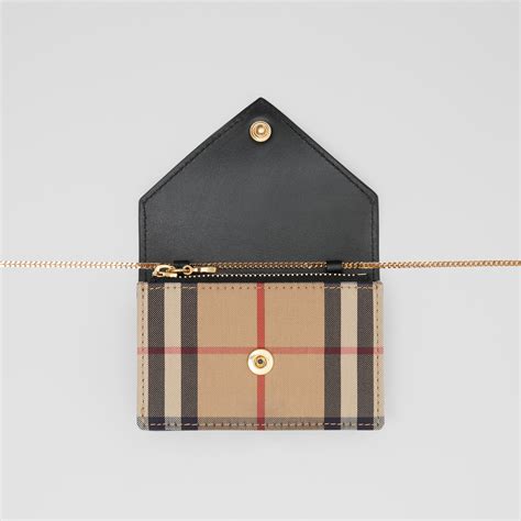 burberry leather document case|burberry check card case.